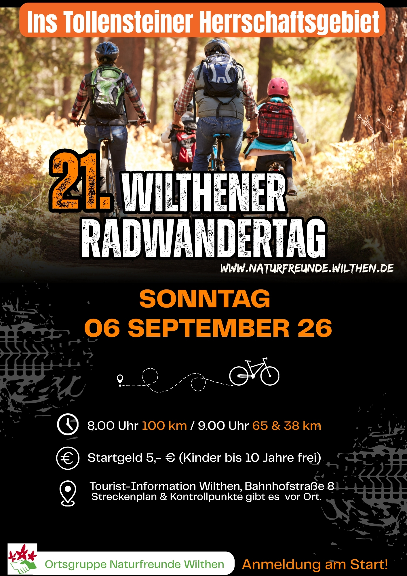 Plakat Wilthener Radwandertag 2026